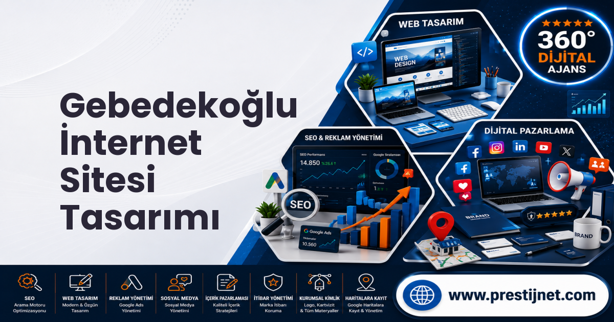 Gebedekoğlu İnternet Sitesi Tasarımı