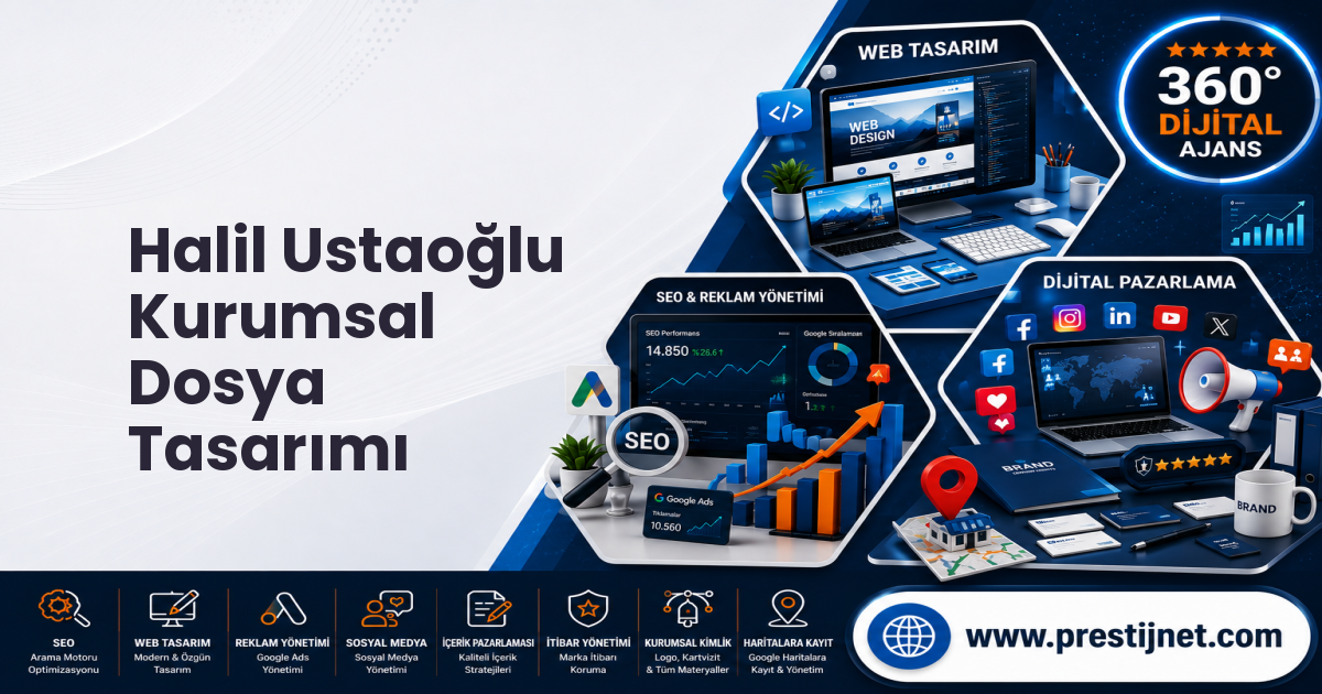 Halil Ustaoğlu Kurumsal Dosya Tasarımı