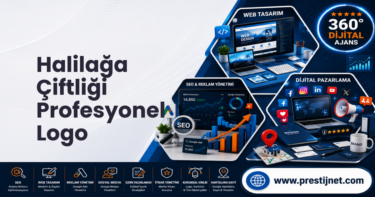 Halilağa Çiftliği Profesyonel Logo