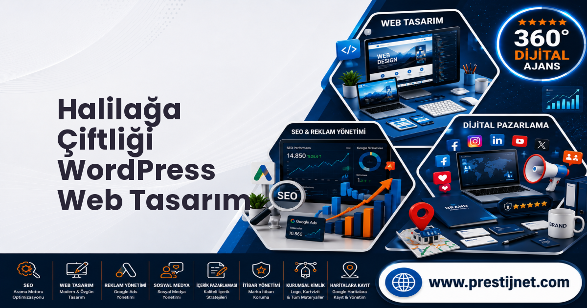 Halilağa Çiftliği WordPress Web Tasarım