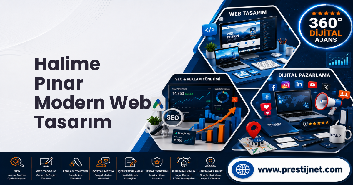 Halime Pınar Modern Web Tasarım