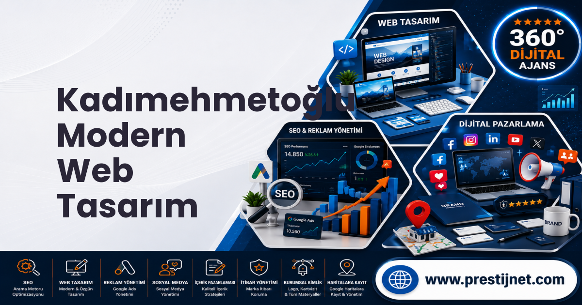 Kadımehmetoğlu Modern Web Tasarım