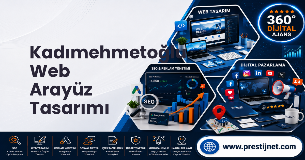 Kadımehmetoğlu Web Arayüz Tasarımı