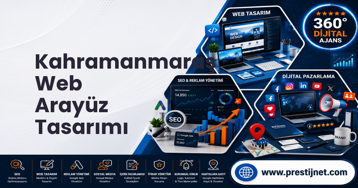 Kahramanmaraş Web Arayüz Tasarımı