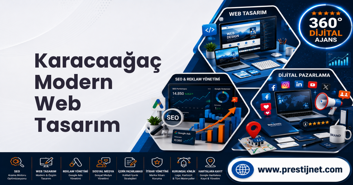 Karacaağaç Modern Web Tasarım