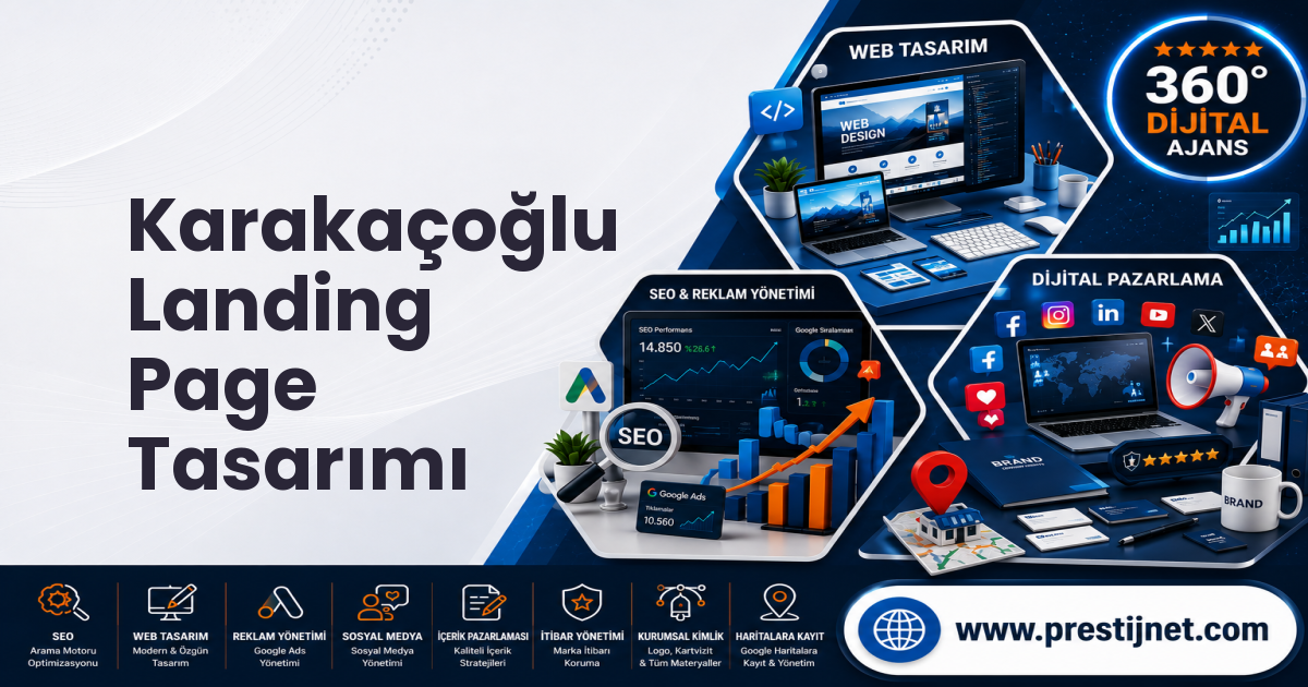 Karakaçoğlu Landing Page Tasarımı