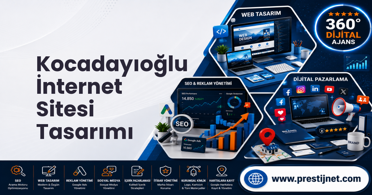 Kocadayıoğlu İnternet Sitesi Tasarımı