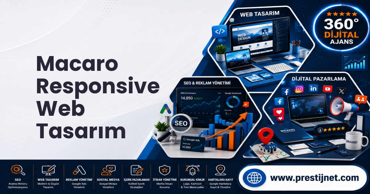 Macaro Responsive Web Tasarım