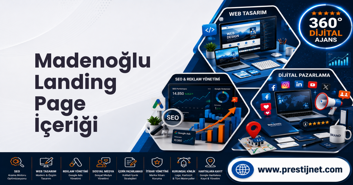 Madenoğlu Landing Page İçeriği