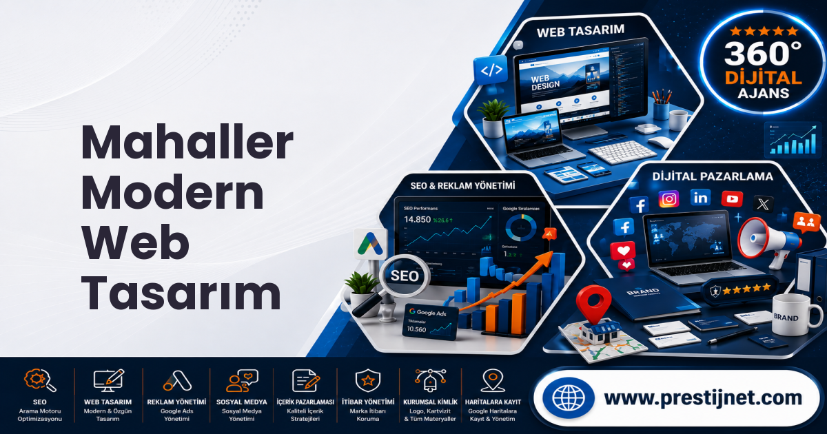 Mahaller Modern Web Tasarım