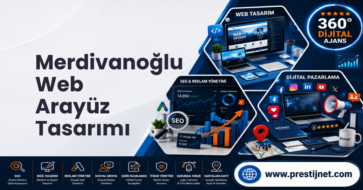 Merdivanoğlu Web Arayüz Tasarımı