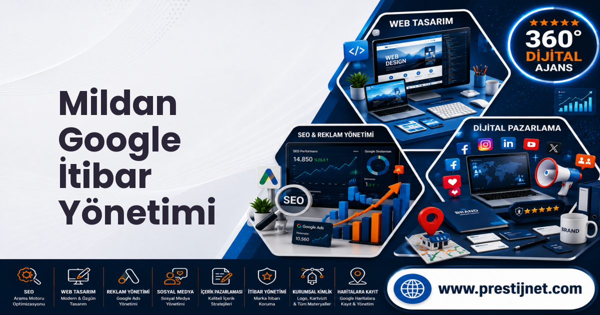 Mildan Google İtibar Yönetimi