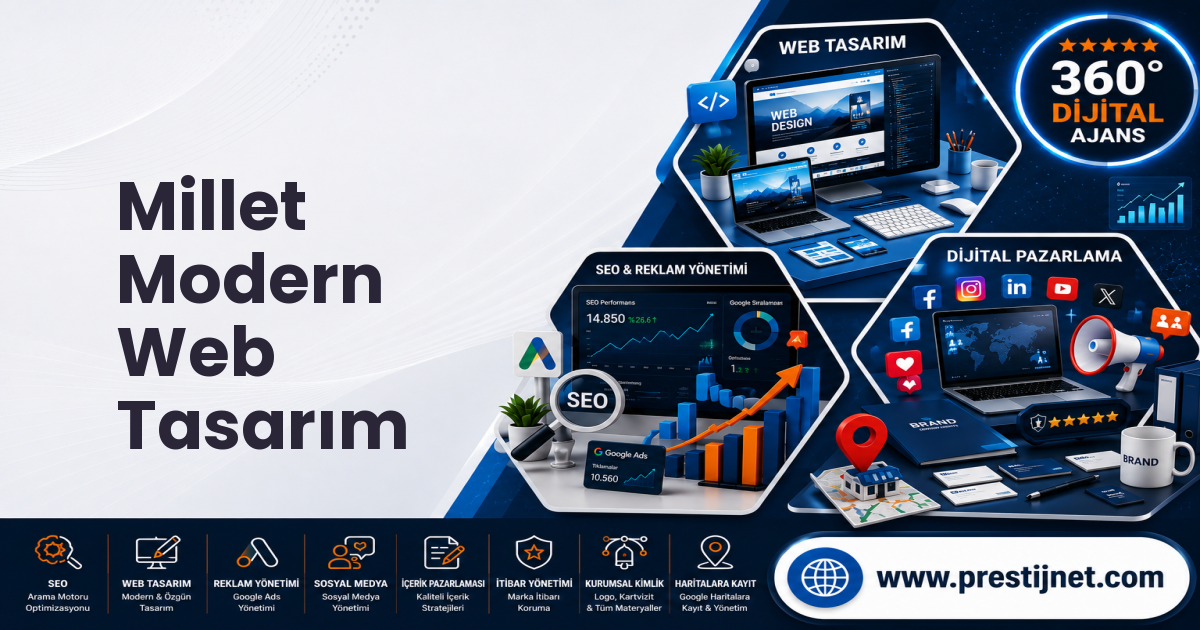 Millet Modern Web Tasarım