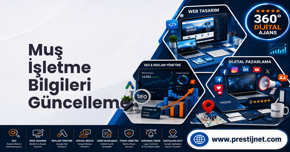 Muş İşletme Bilgileri Güncelleme