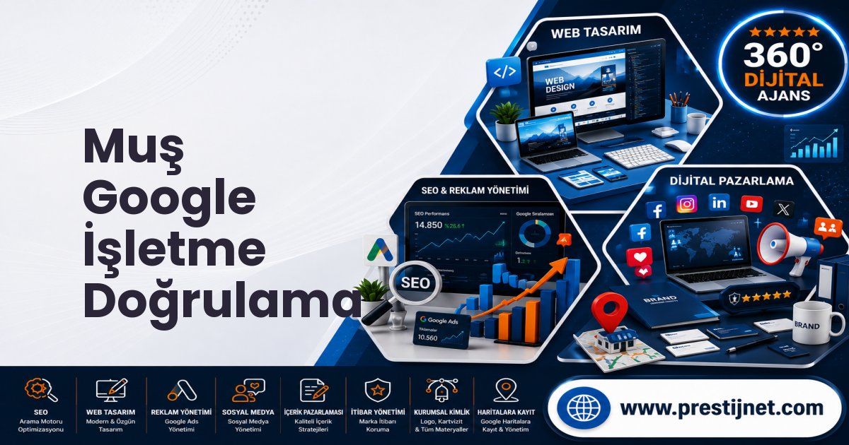 Muş Google İşletme Doğrulama