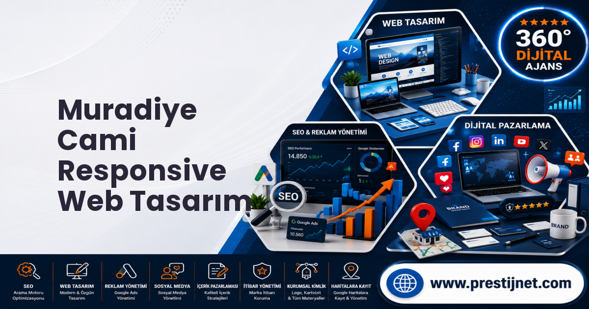 Muradiye Cami Responsive Web Tasarım