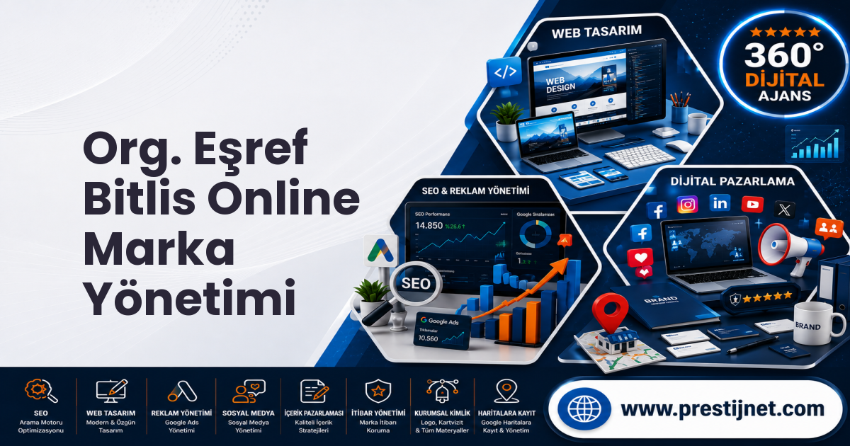 Org. Eşref Bitlis Online Marka Yönetimi