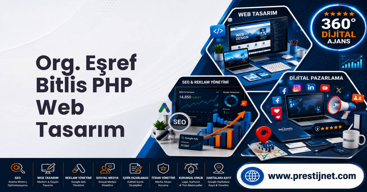 Org. Eşref Bitlis PHP Web Tasarım