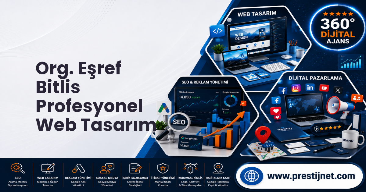 Org. Eşref Bitlis Profesyonel Web Tasarım
