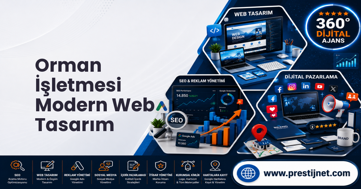 Orman İşletmesi Modern Web Tasarım