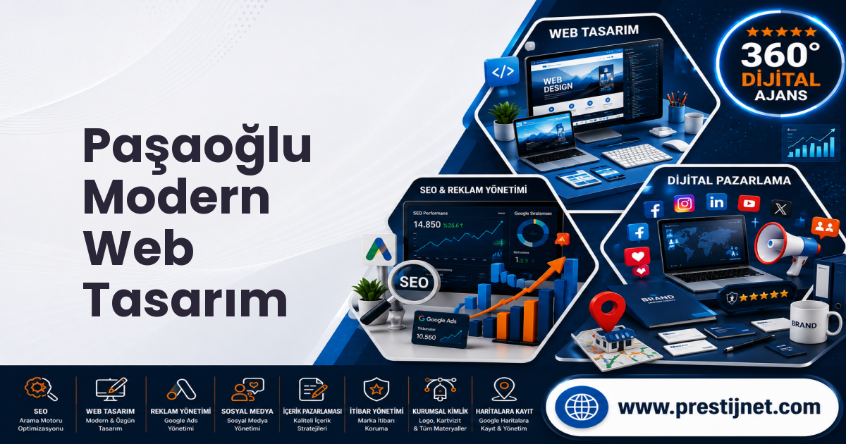 Paşaoğlu Modern Web Tasarım