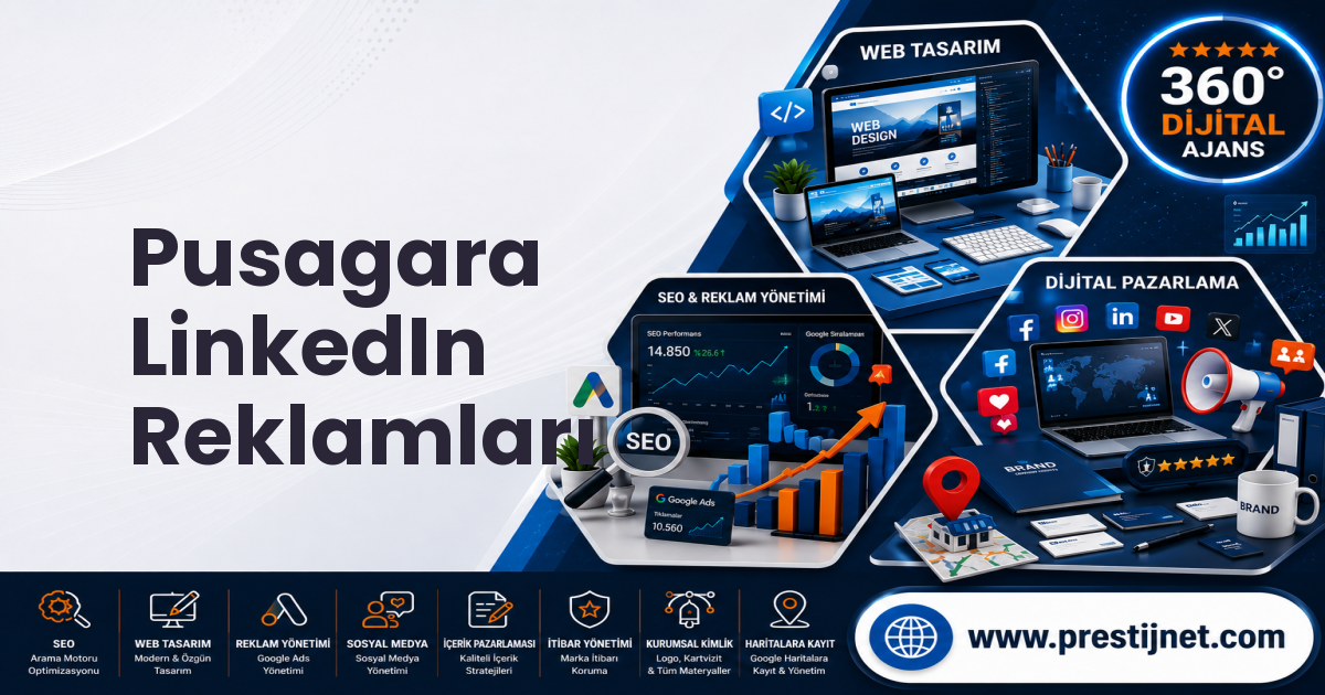 Pusagara LinkedIn Reklamları