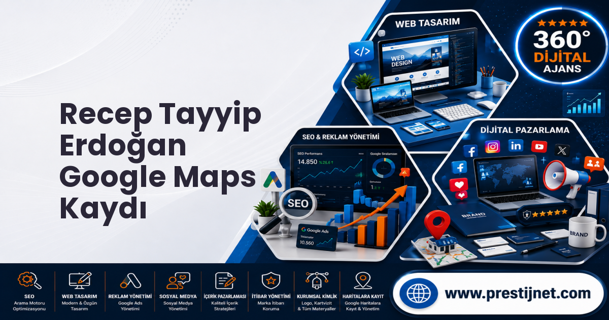 Recep Tayyip Erdoğan Google Maps Kaydı