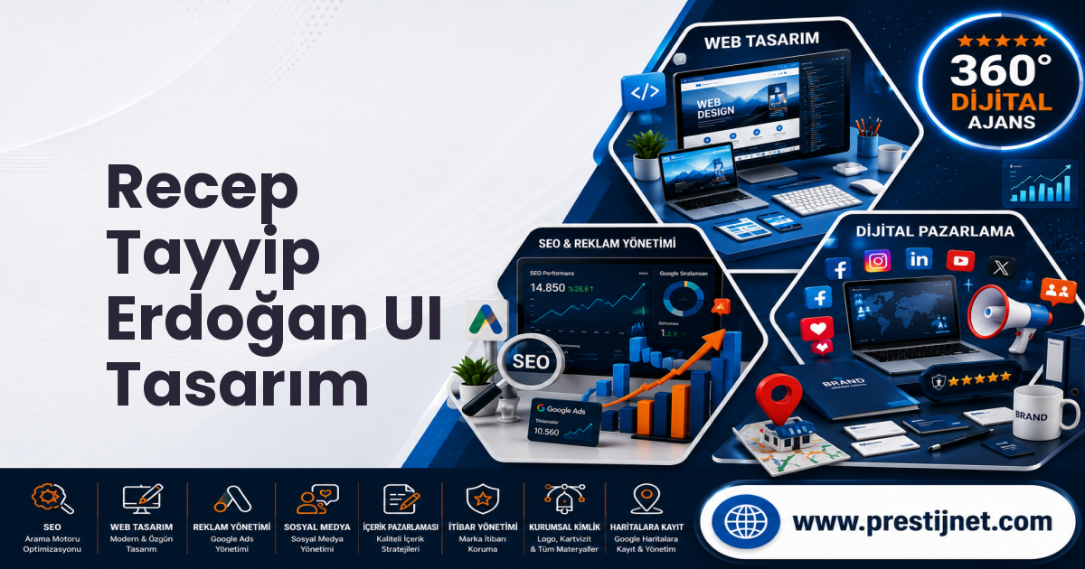 Recep Tayyip Erdoğan UI Tasarım