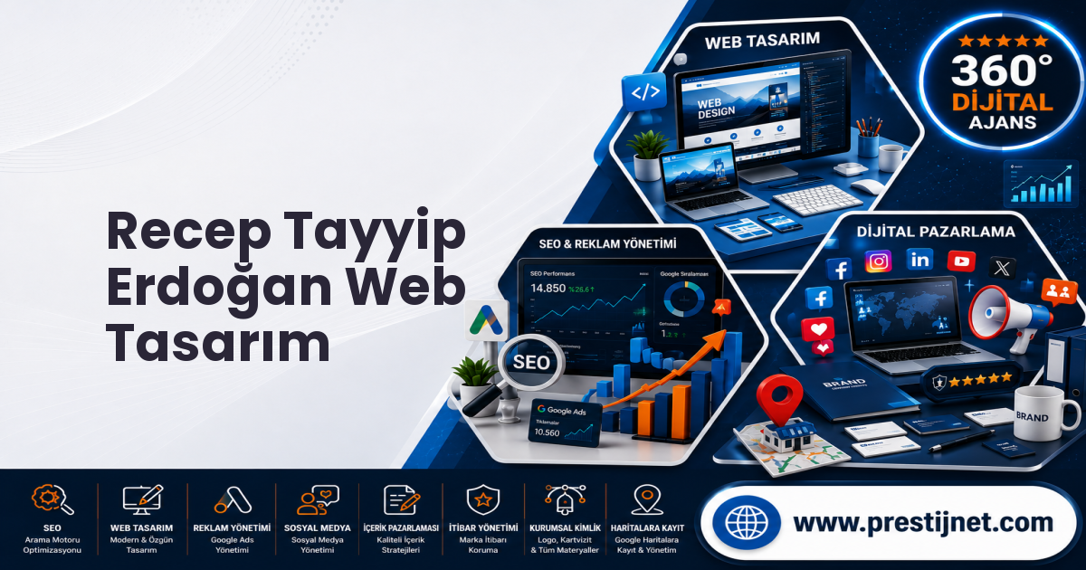 Recep Tayyip Erdoğan Web Tasarım