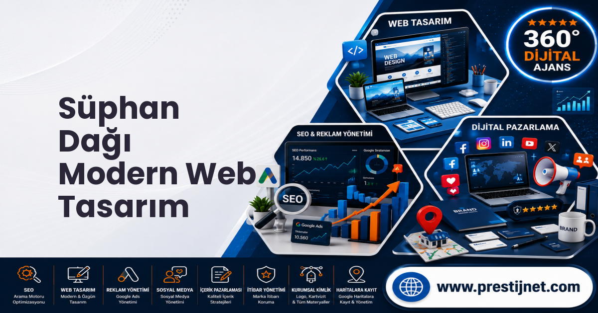 Süphan Dağı Modern Web Tasarım