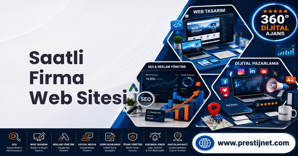 Saatli Firma Web Sitesi