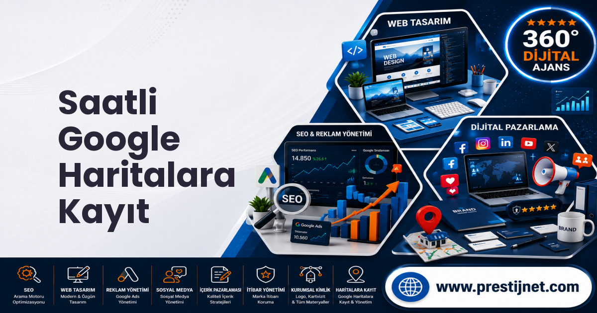 Saatli Google Haritalara Kayıt