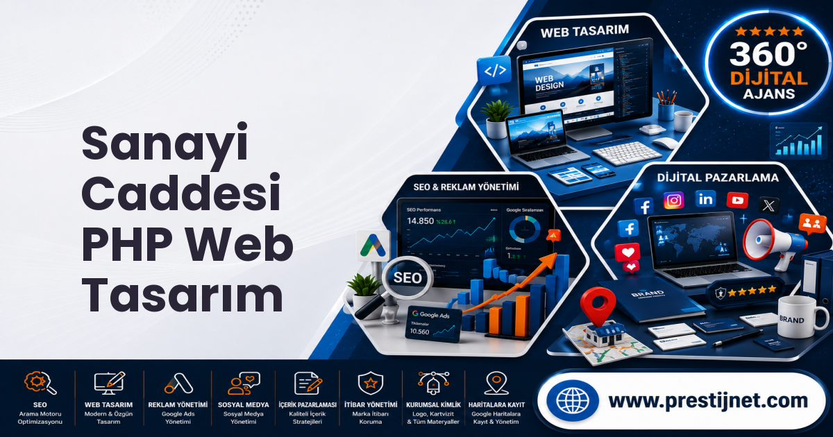 Sanayi Caddesi PHP Web Tasarım