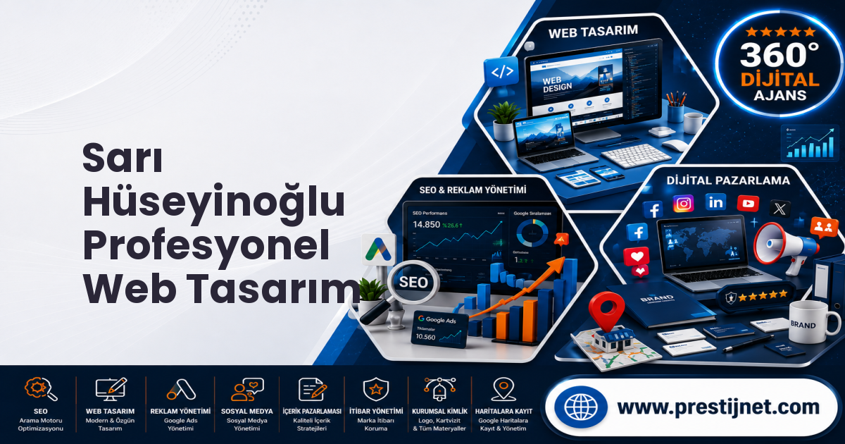 Sarı Hüseyinoğlu Profesyonel Web Tasarım