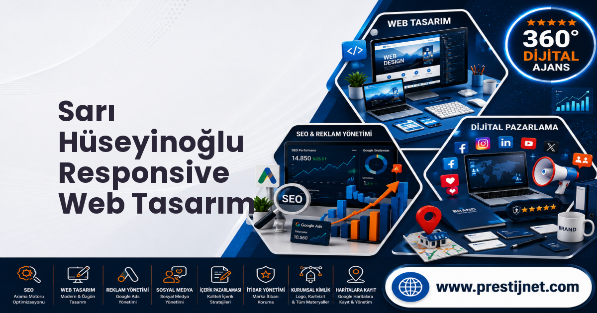 Sarı Hüseyinoğlu Responsive Web Tasarım