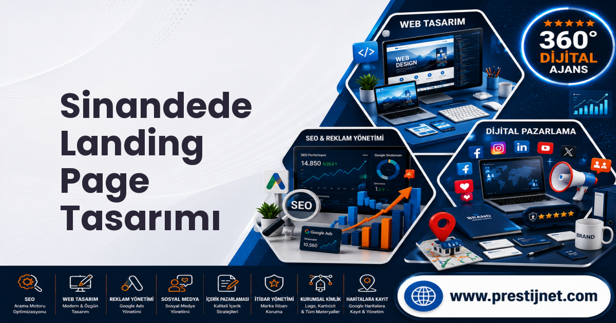 Sinandede Landing Page Tasarımı