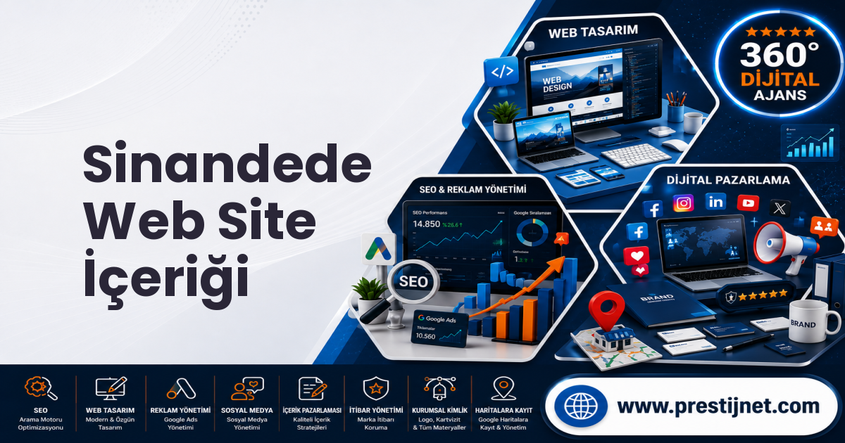 Sinandede Web Site İçeriği
