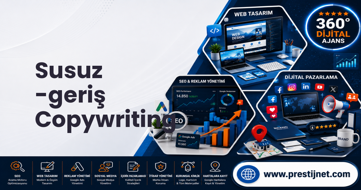 Susuz -geriş Copywriting