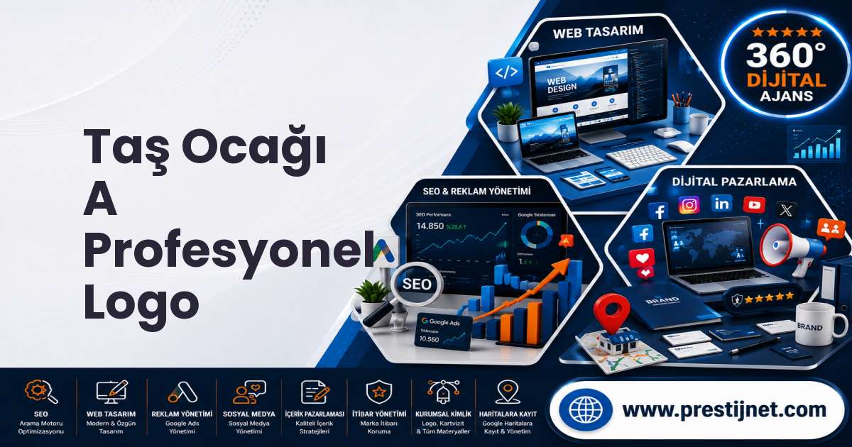 Taş Ocağı  A Profesyonel Logo