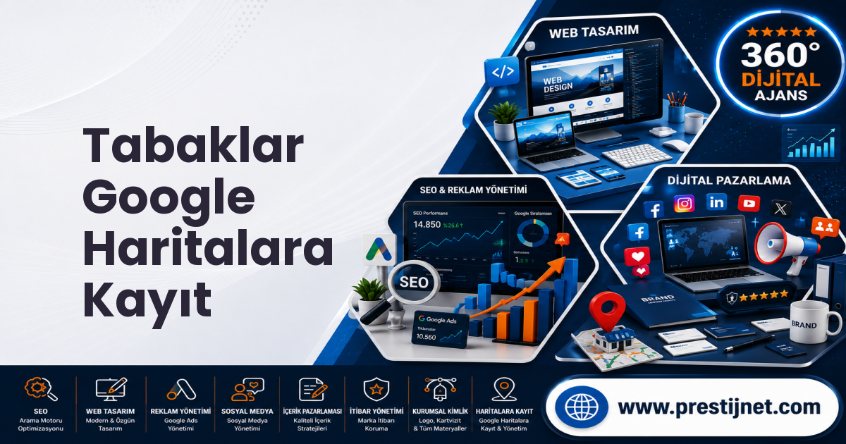 Tabaklar Google Haritalara Kayıt