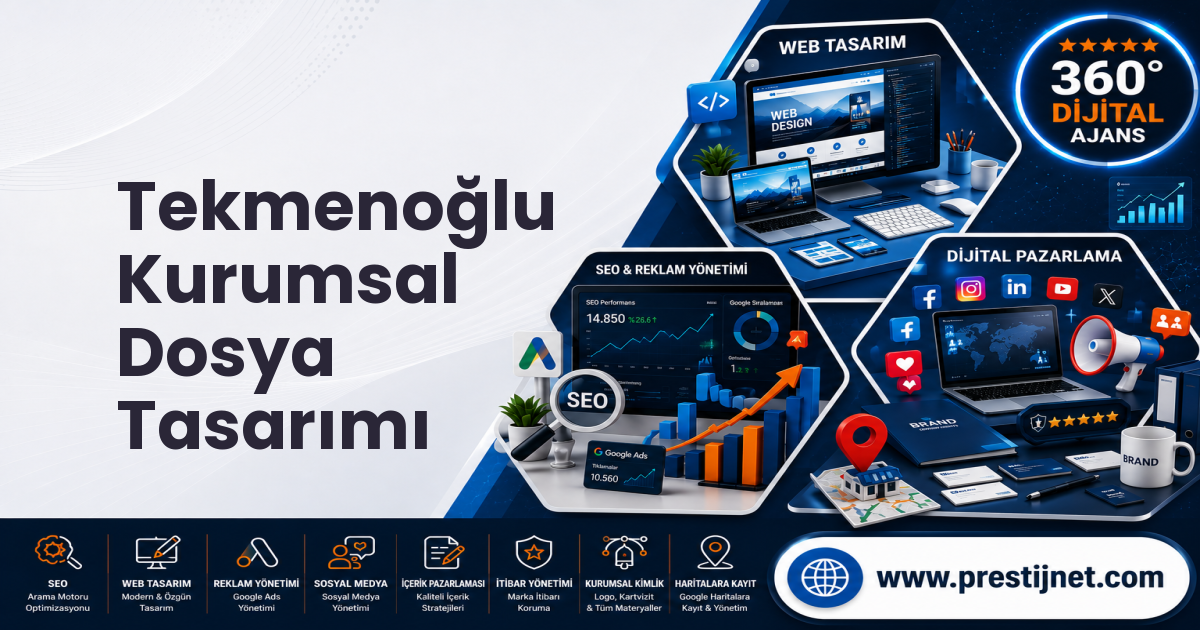 Tekmenoğlu Kurumsal Dosya Tasarımı