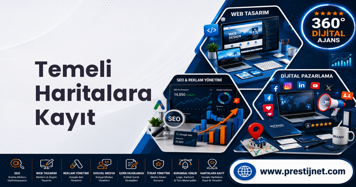 Temeli Haritalara Kayıt