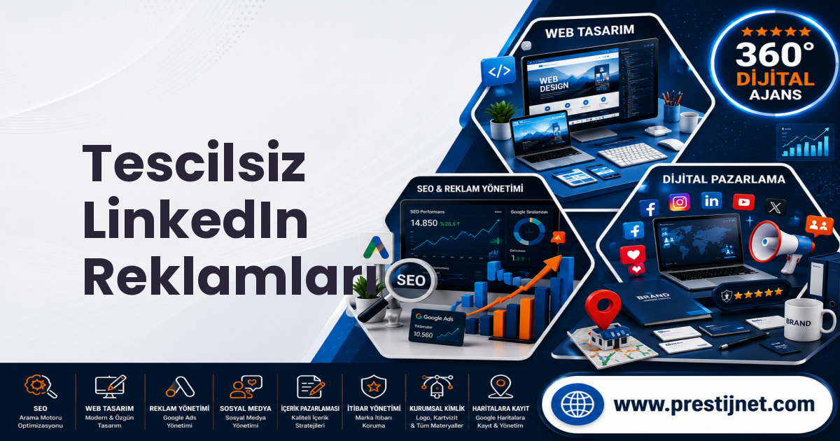 Tescilsiz LinkedIn Reklamları