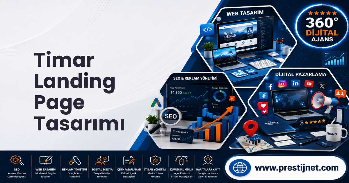 Timar Landing Page Tasarımı