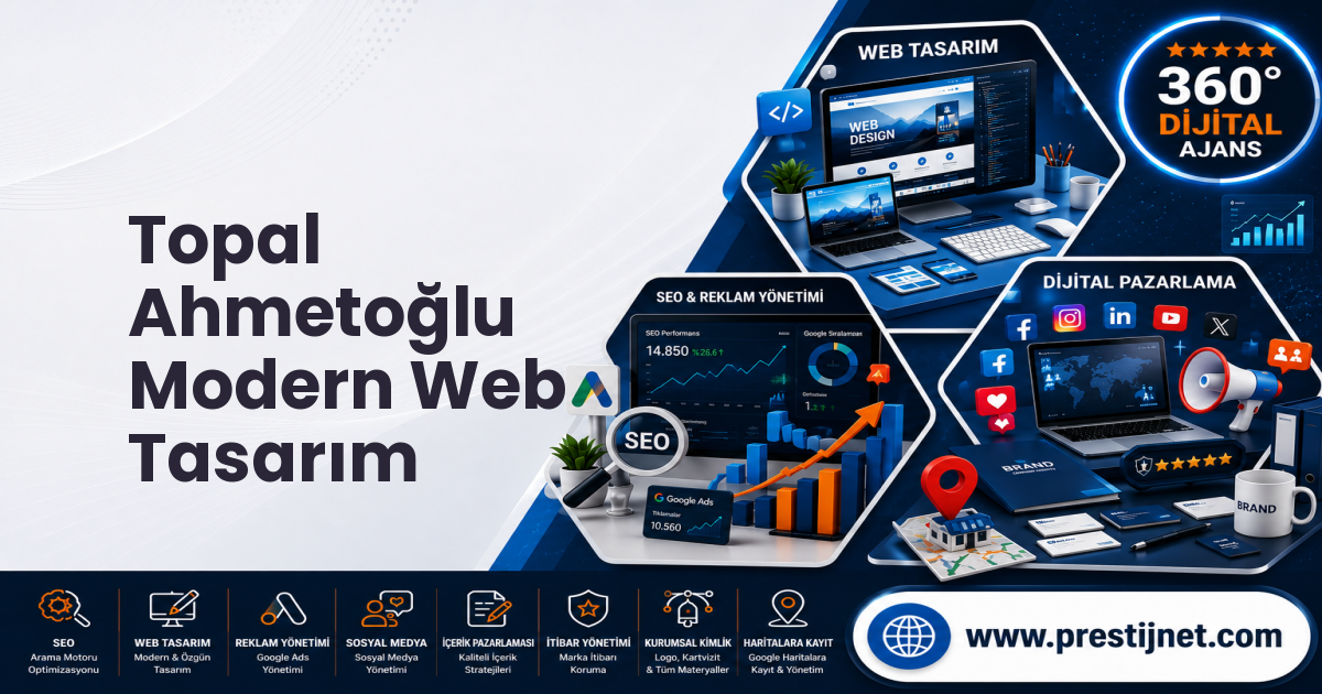 Topal Ahmetoğlu Modern Web Tasarım