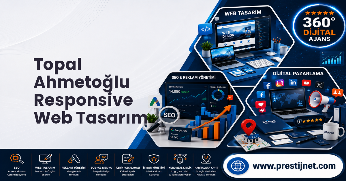 Topal Ahmetoğlu Responsive Web Tasarım
