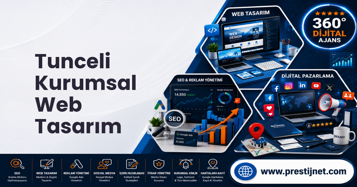 Tunceli Kurumsal Web Tasarım