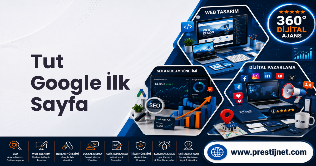 Tut Google İlk Sayfa