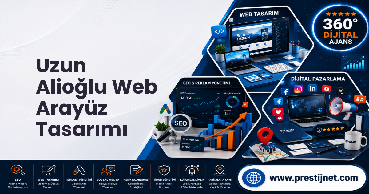 Uzun Alioğlu Web Arayüz Tasarımı