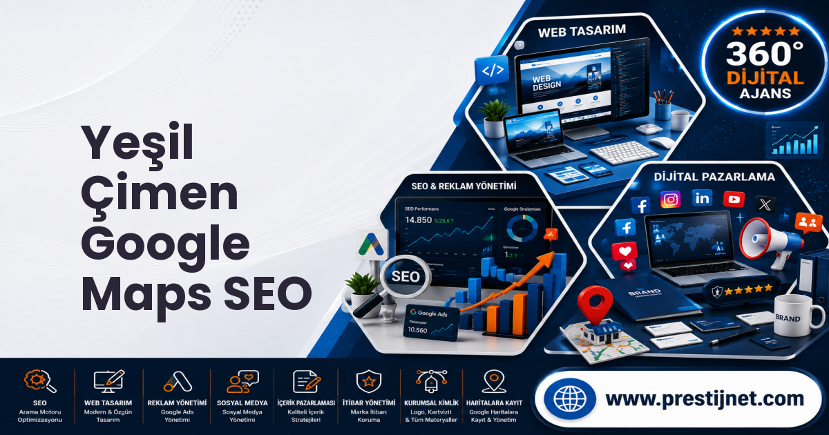 Yeşil Çimen Google Maps SEO